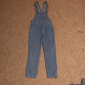 Blue overalls